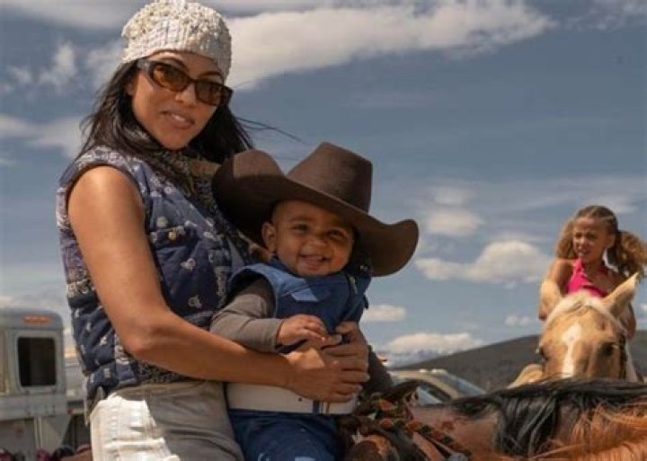Aunt Kourtney Kardashian Holding Nephew Psalm West As They Go Horseback Riding May Be The Best Photo From North West’s Birthday Getaway