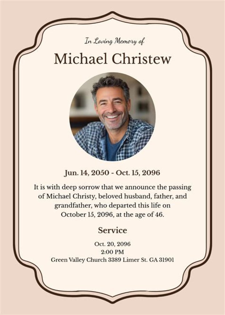 Chris Lau obituary, Visitation and Funeral Arrangement