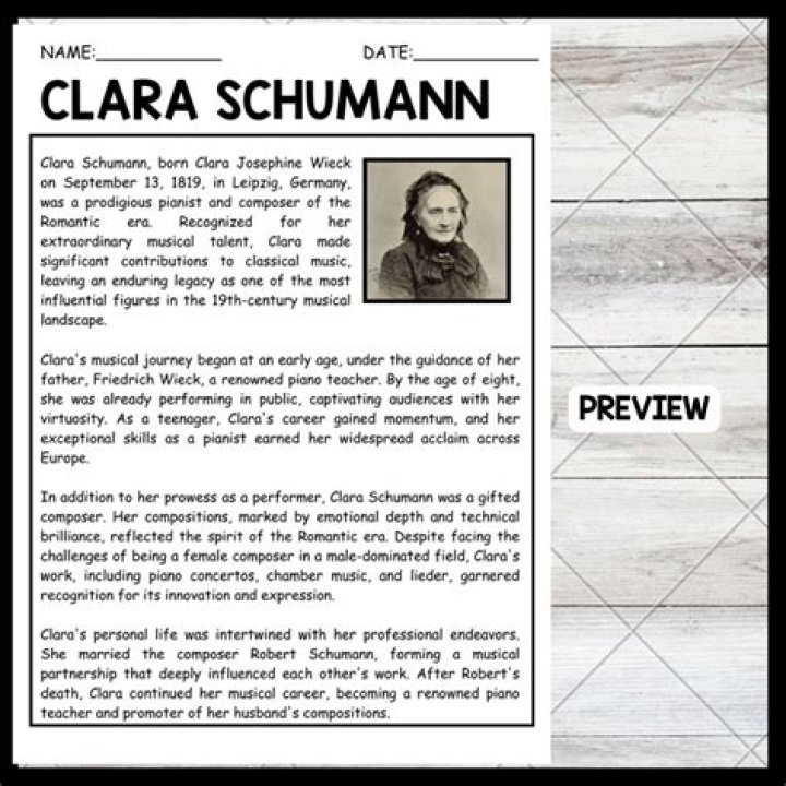 Clara Schumann’s biography, net worth, fact, career, awards and life story