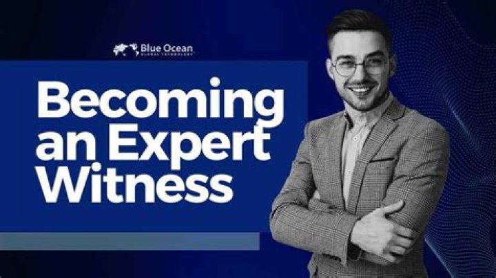How to become an expert witness
