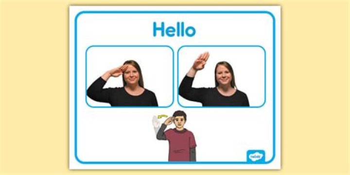 How to say hello in asl