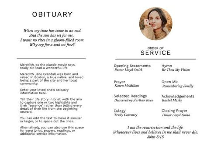 Jessica Nichol-Ayles Obituary , Visitation and Funeral