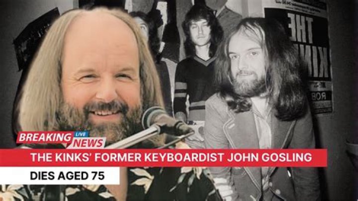 John Gosling Cause of Death, Age, Biography, Wife, Children, Net-Worth, The Kinks’ former keyboardist