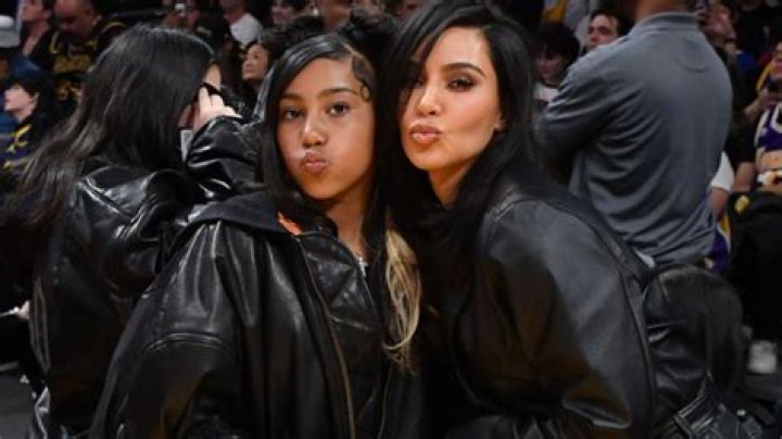 KUWK: Kim Kardashian And North West Pose On Gold Throne