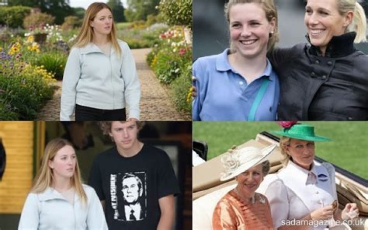 Zara Tindall, Peter Phillips, Felicity Tonkin, Stephanie Phillips