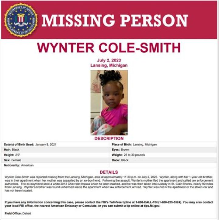 Missing Wynter Cole Smith Update: Wynter Cole & Mother Found, Suspect Rashad Trice in Custody