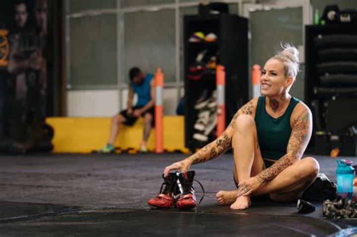 MMA Star “Rowdy” Bec Rawlings In Workout Gear Says “Nailed It”