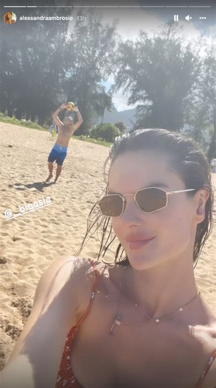 Alessandra Ambrosio in Bathing Suit Enjoys Tropical Getaway — Celebwell