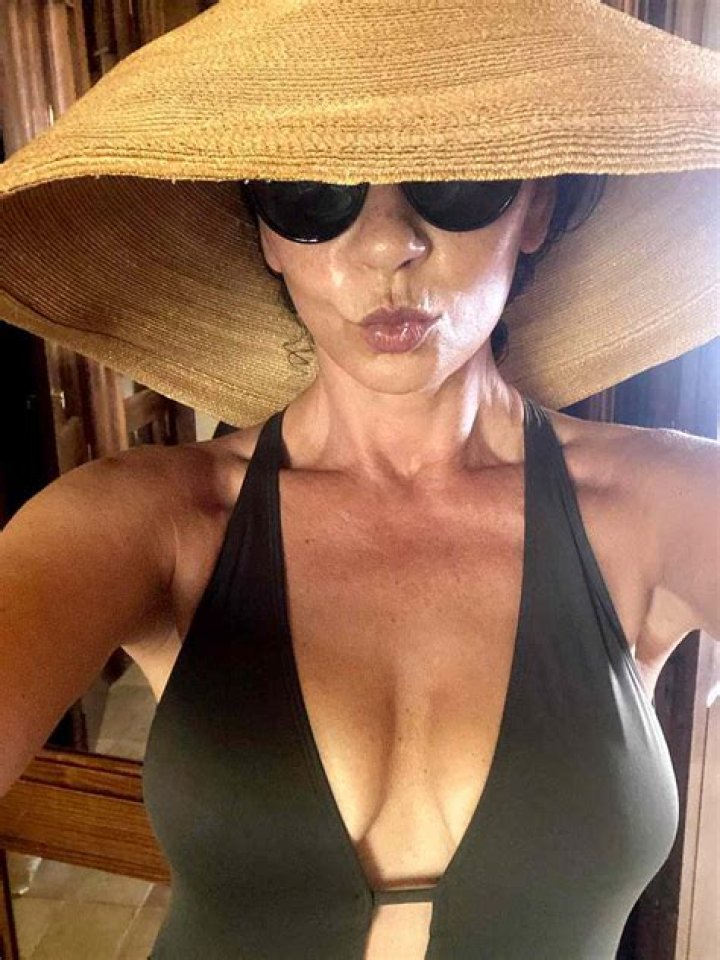 Catherine Zeta-Jones in Bathing Suit Says "It's Officially Summer" — Celebwell