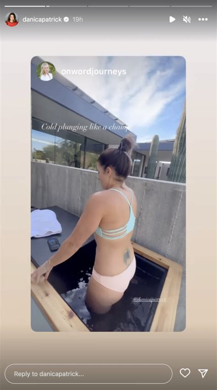 Danica Patrick in Bathing Suit is "Cold Plunging Like a Champ" — Celebwell