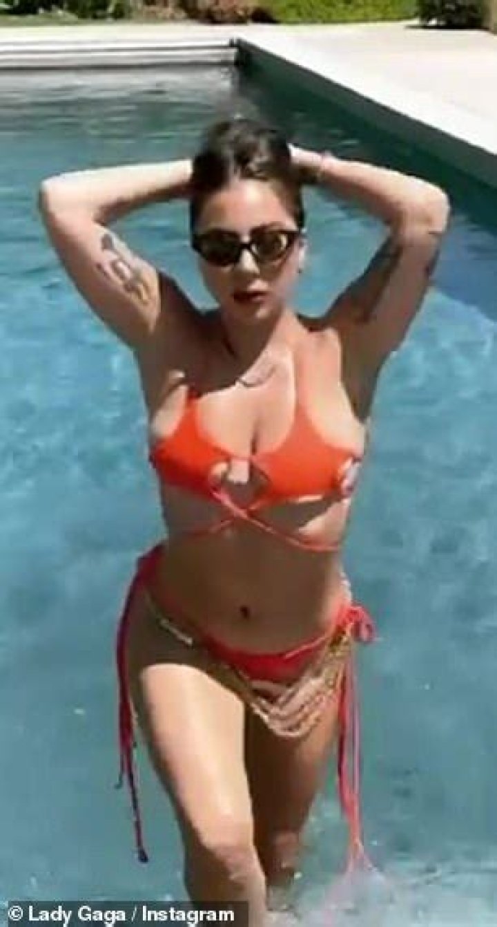 Lady Gaga Stuns in Star-Shaped Bikini on Pool Day — Celebwell