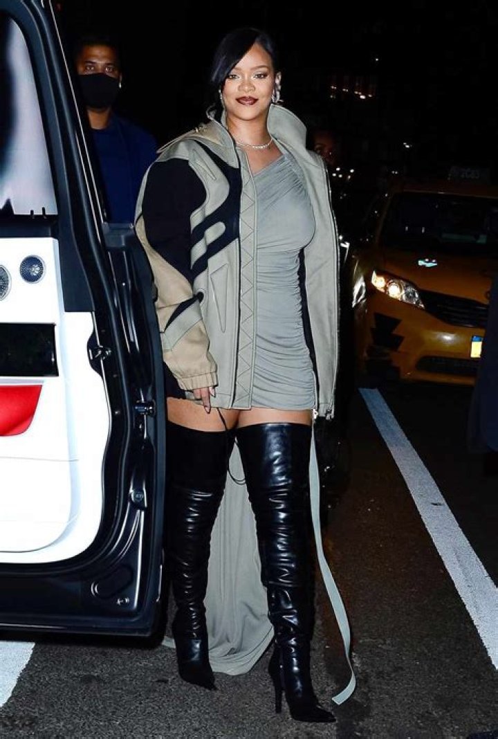 Rihanna Flaunts Curves in White Bikini and Thigh High Boots — Celebwell