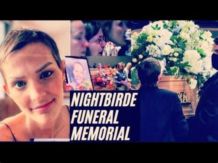 Nightbirde funeral, burial arrangements, time, venue, obituary poster