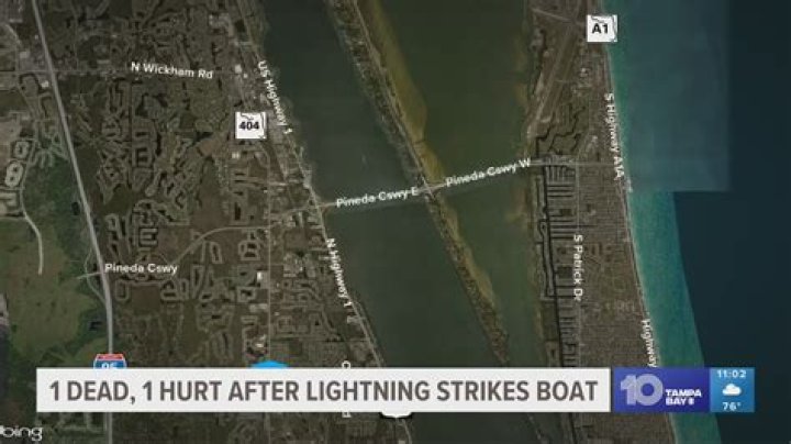Peter Strong was Struck & Killed By Lightning While Boating in Brevard County