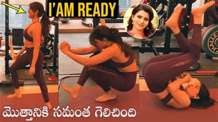 Samantha Ruth Prabhu in Workout Gear Does High Kick "One Day at a Time"