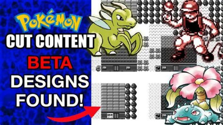 More Scrapped Pokémon Designs From Early Beta Leak Online