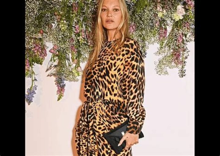 Supermodel Kate Moss went out in leopard print outfits
