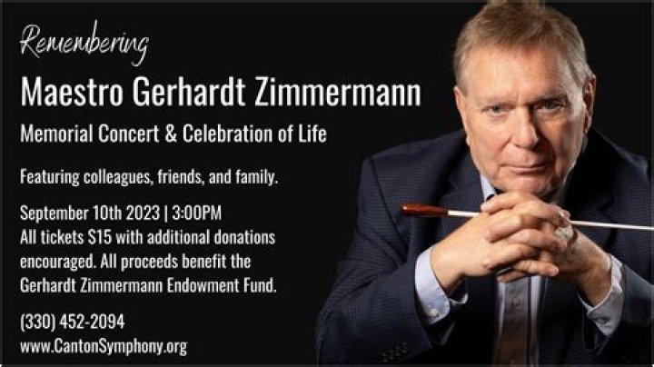 Tributes; Gerhardt Zimmermann Conductor Obituary