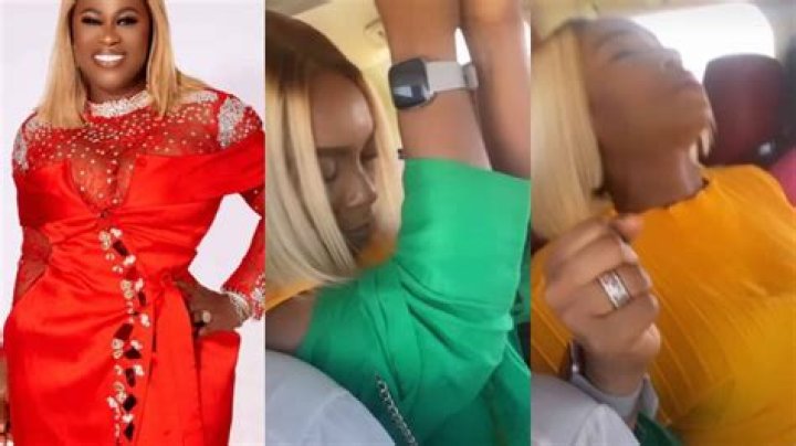 
Uche Jombo Mocks Chioma Akpotha As She Freaks Out On Safari Ride In Dubai 