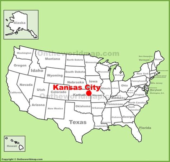 What is relative location of kansas city