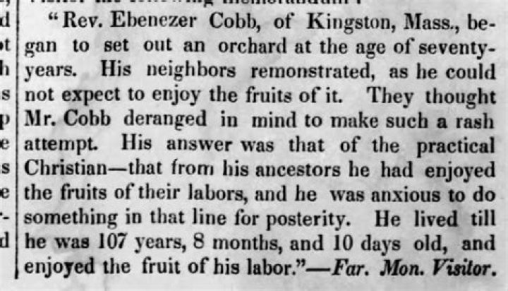 When did the last person born in the 1700s die