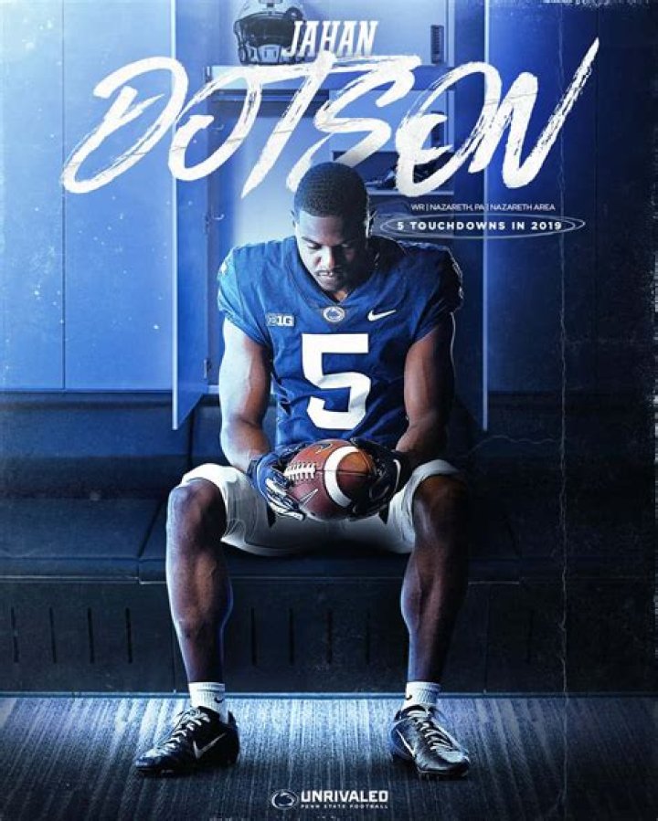 Where did Jahan Dotson go to college? Did Jahan Dotson play college football?
